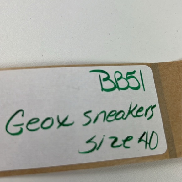 Geox Women's Black lace up sneakers size 40 - Picture 10 of 10